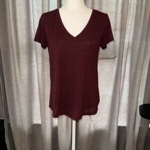 Medium purple glittery shirt